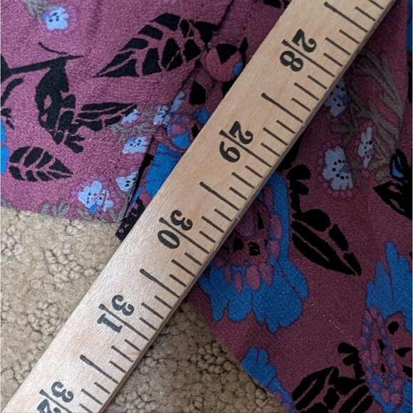 Free People Magic Mystery Tunic Mini Dress floral boho peasant size Medium - Picture 4 of 11